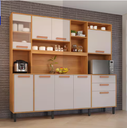 Ver imagem 1 de Kit Cozinha 8pts 3gav Napoles Cinamomo/off White Cod: 288.211