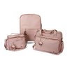 Kit Bolsa Maternidade Magia E Fantasia 3 Peças Rosê Flor - 1