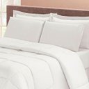 Ver imagem 3 de Kit Edredom Soft Casa Dona Casal + 4 porta Travesseiros e Lençol Branco