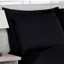 Ver imagem 3 de Kit Edredom Soft Casa Dona Casal + 4 porta Travesseiros e Lençol Preto