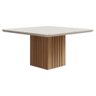 Mesa para Sala de Jantar Ana 130 X 130 Cm e 8 Cadeiras Fernanda Cimol Nature/offwhite/madeira/nude - 5