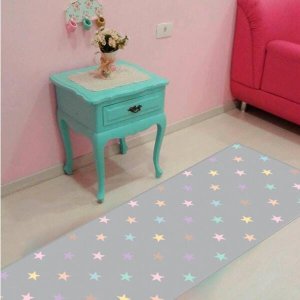 Passadeira Star Color Casa Dona Antiderrapante 0,66x2,40cm