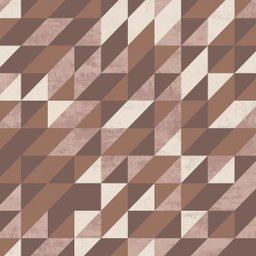 Passadeira Geométrico Losangos Antiderrapante 66x240cm Marrom Casa Dona - 3