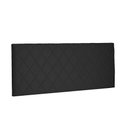 Ver imagem 1 de Cabeceira Painel Dubai Para Cama Box Solteiro 90 cm Suede Preto - D’Rossi