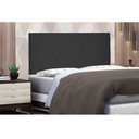 Ver imagem 2 de Cabeceira Painel Dubai Para Cama Box Solteiro 90 cm Suede Preto - D’Rossi