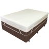 Pillow Top Viúva 200 Fios Premium 10cm 1200g/m² 128x188cm Branco - 1
