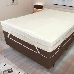 Pillow Top Viúva 200 Fios Premium 10cm 1200g/m² 128x188cm Branco - 5