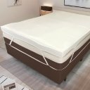 Ver imagem 5 de Pillow Top Viúva 200 Fios Premium 10cm 1200g/m² 128x188cm Branco