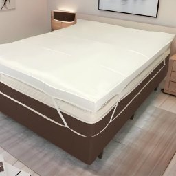 Pillow Top Viúva 200 Fios Premium 10cm 1200g/m² 128x188cm Branco - 6