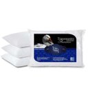 Ver imagem 1 de Kit 4 Travesseiros Pluma de Ganso Premium 50x70cm Casa Dona 200 Fios Branco