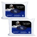 Ver imagem 1 de Kit 2 Travesseiros Pluma de Ganso Premium 50x70cm Casa Dona 200 Fios Branco