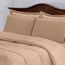 Ver imagem 2 de Kit Cobre Leito Aconchego Aspen Casa Dona 6 Peças Bege