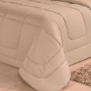 Ver imagem 3 de Kit Edredom + Lençol Aconchego Casa Dona Dupla Face Casal 6 Pçs com Lençol Bege