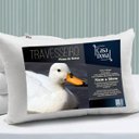 Ver imagem 2 de Conjunto 4 Travesseiros Floquinho Pluma Casa Dona 200 Fios Branco