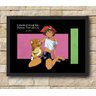 Quadro com Moldura - Cowboy Bebop: Radical Ed e Ein - Grande - 1