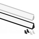 Ver imagem 4 de Perfil para Fita de Led Sobrepor Taschibra Spire L30 Branco Kit 3 Metros