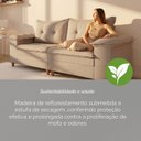 Ver imagem 7 de Sofá para Sala de Estar Living 4 Lugares Belmonte