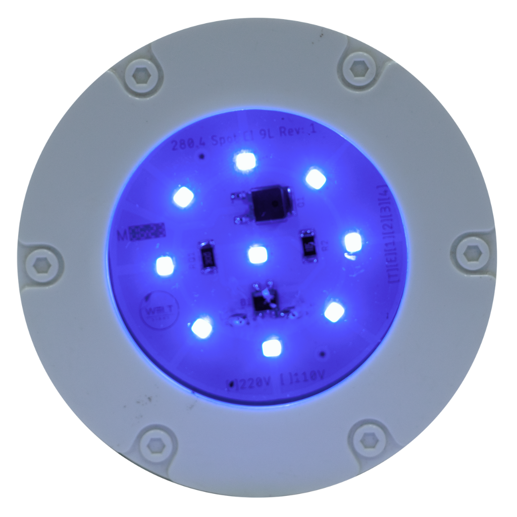 Mini Refletor LED Decorativo Econômico Azul - 110V