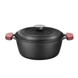 Caçarola de ferro fundido com tampa de ferro nr. 18 de 1,7 litros MTA - 1