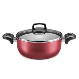 Caçarola Tampa Vidro Antiaderente Cereja N 18 MTA cód. 8929 - 1