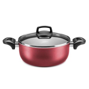 Caçarola Tampa Vidro Antiaderente Cereja N 18 MTA cód. 8929