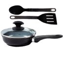 Ver imagem 1 de Frigideira Preto Liso Antiaderente Cerâmica Talher 02 CB16cm
