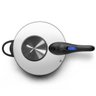 Panela de Pressão com Visor Aço Inox Cooktop Fogão Indução Fundo Triplo 6 Litros Fechamento Externo  - 4