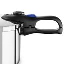 Ver imagem 7 de Panela de Pressão com Visor Aço Inox Cooktop Fogão Indução Fundo Triplo 6 Litros Fechamento Externo 