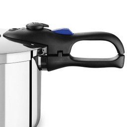Panela de Pressão com Visor Aço Inox Cooktop Fogão Indução Fundo Triplo 6 Litros Fechamento Externo  - 7
