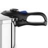Panela de Pressão com Visor Aço Inox Cooktop Fogão Indução Fundo Triplo 6 Litros Fechamento Externo  - 7