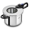 Panela de Pressão com Visor Aço Inox Cooktop Fogão Indução Fundo Triplo 6 Litros Fechamento Externo  - 1