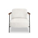 Ver imagem 5 de Poltrona Elisa Linho Boucle - Lucadi Home