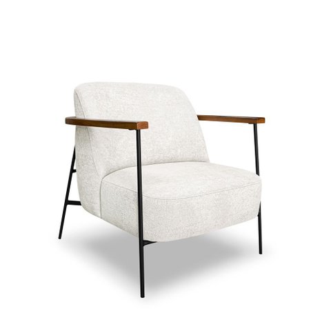 Poltrona Elisa Linho Boucle - Lucadi Home
