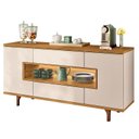 Ver imagem 1 de Buffet Murano Off White Cinamomo - Hb Móveis