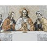 Quadro De Azulejo Santa Ceia - Jesus Cristo 58x33cm Piso - 3