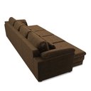 Ver mais imagens de Sofá Retrátil Elétrico Sala de Estar Nolan Bipartido 379cm Conforto Premium em Couro Marrom Chocolat