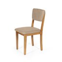 Ver imagem 3 de Kit 6 Cadeiras de Jantar Madeira Maciça Estofadas Ella Bege - Straub Web