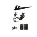 Ver imagem 2 de Kit Porta Camarão 0,80x2,10m Fresno Nobre + Kit Celeiro Camarão Cantoneira