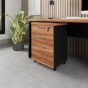 Ver imagem 1 de Gaveteiro Organizador 2 Gavetas e Espaço P/ Pastas F5 Office