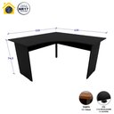Ver imagem 3 de Mesa Escrivaninha em L 135cm X 60cm Pés Painel F5 Office