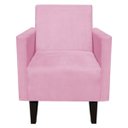 Ver imagem 2 de Poltrona Jade Rosa Bebê Slk Decor
