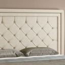 Ver imagem 4 de Cabeceira Estofada Cama Box Solteiro 0,98 Padano para Quarto Corino Bege - Larbelle