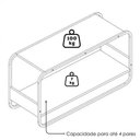 Ver imagem 4 de Sapateira Banco 900 Luna 28088:Nero/Preto