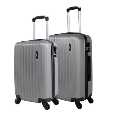 Kit de Malas de Viagem P/m Londres Swiss Move Prata