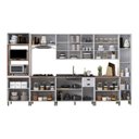 Ver imagem 5 de Cozinha Americana Modulada 8 Peças Torre Quente com Vidros Reflecta Paris