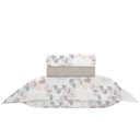 Ver imagem 1 de Jogo de Cama Solteiro Algodão 180 Fios 3 Pçs Estilo Moderno