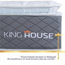 Ver imagem 7 de Conjunto Box Preto Argel Cinza Espuma D33 Solteiro 88x188x67 - King House