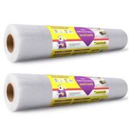 Kit 2 Tela Estruturante Rodapé Ralos 73cm X 10m Quartzolit - 1