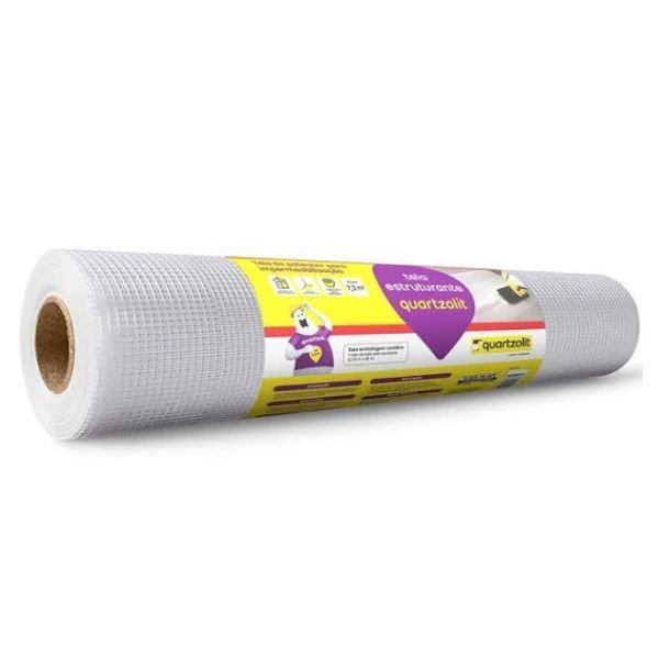 Kit 2 Tela Estruturante Rodapé Ralos 73cm X 10m Quartzolit - 2
