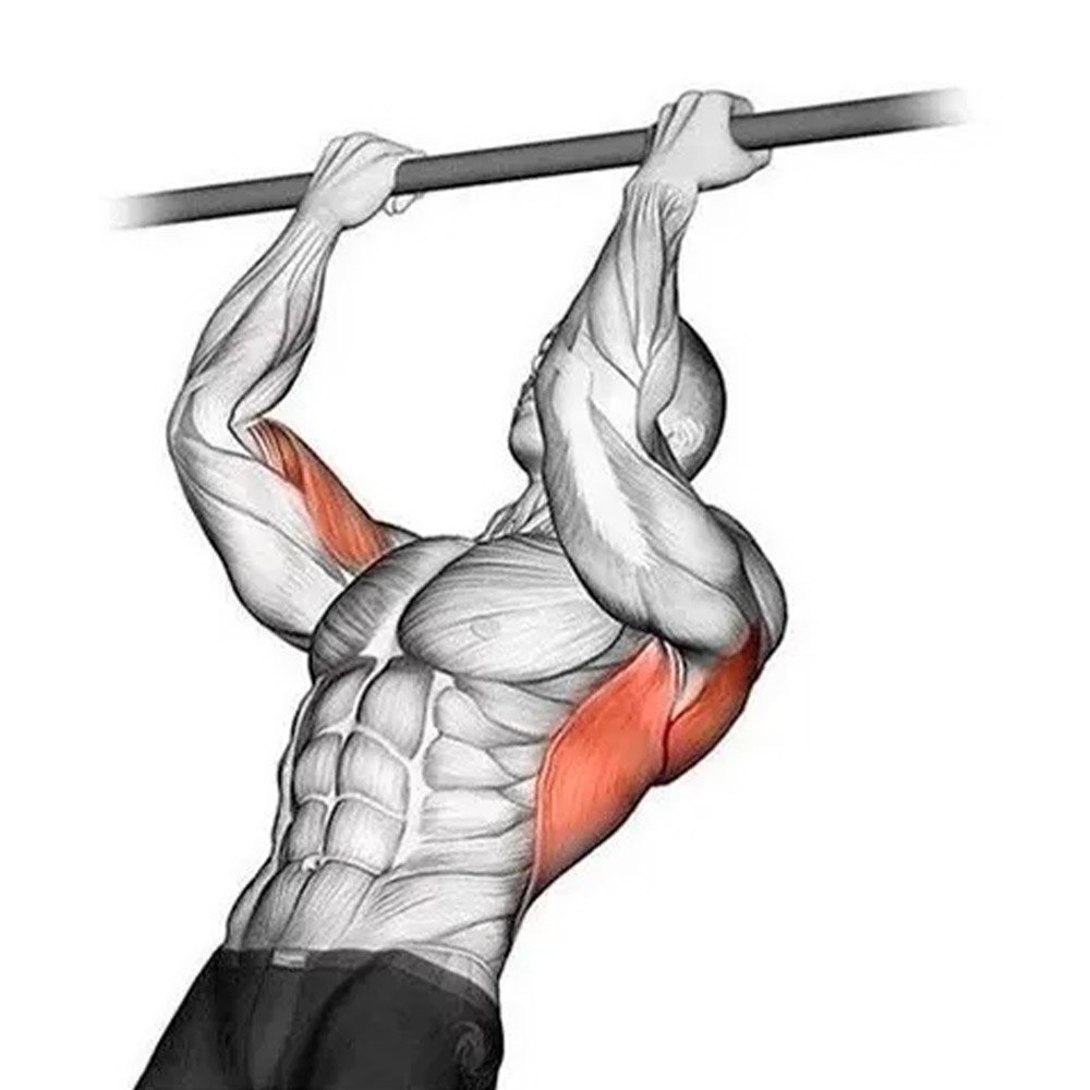 Barra Fixa de Parede Pegada Mista Treino Musculação Triceps em Casa Academia - 4